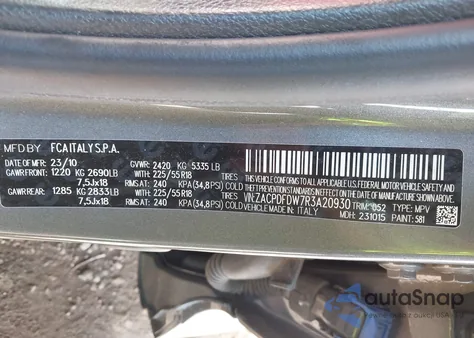 2024 Dodge Hornet R/T Plus Eawd из США, поврежденный, VIN ZACPDFDW7R3A20930